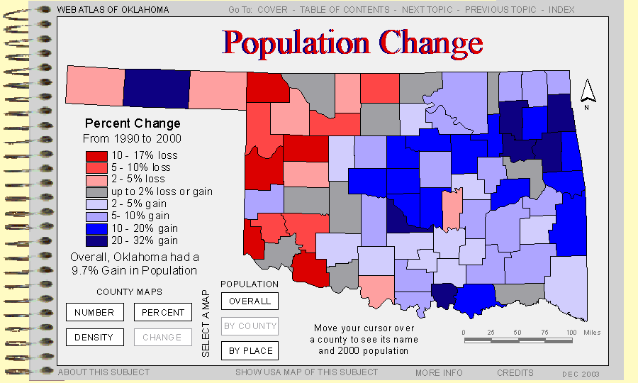 Population in Oklahoma