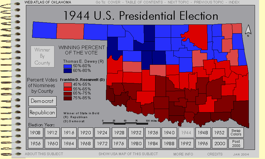 Presidential Elections in Oklahoma